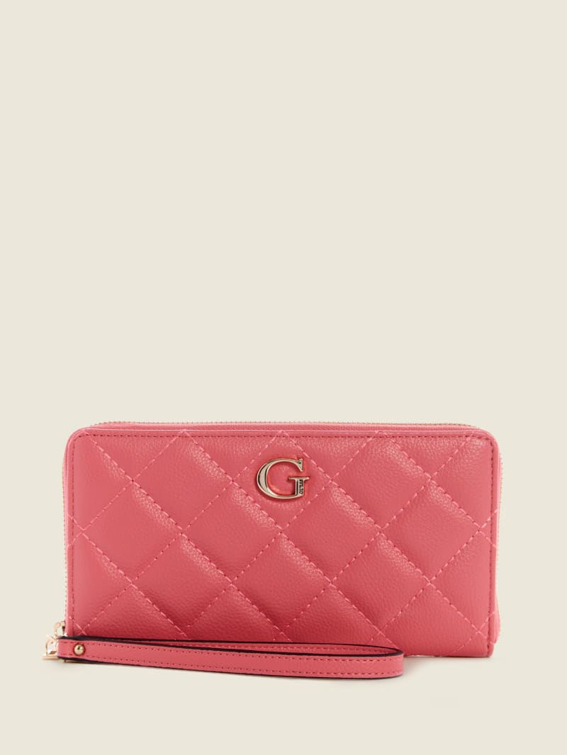 Apricot Women's Guess Gillian Check Organizer Wallets | 5346290-MX