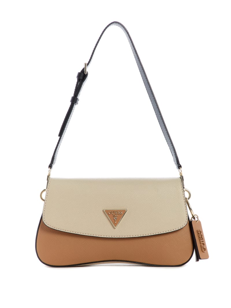 Beige Women's Guess Cordelia Flap Shoulder Bags | 9378621-FU