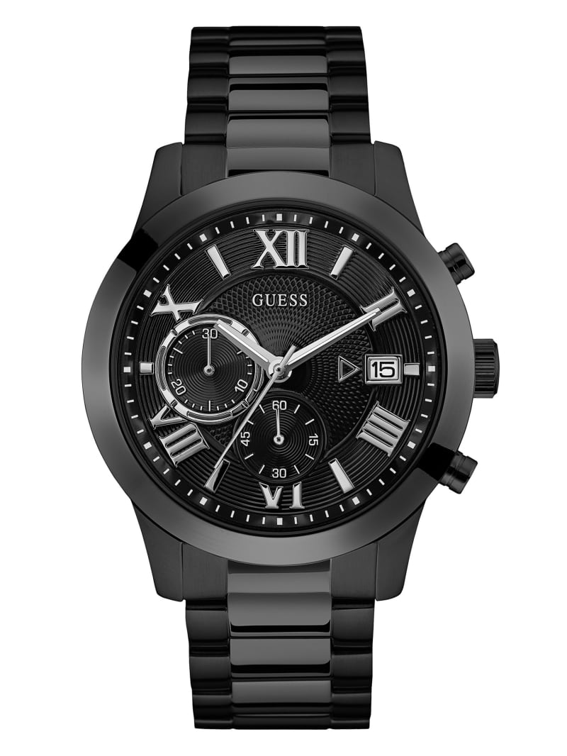 Black Men's Guess Classic Style Watches | 6238947-WH