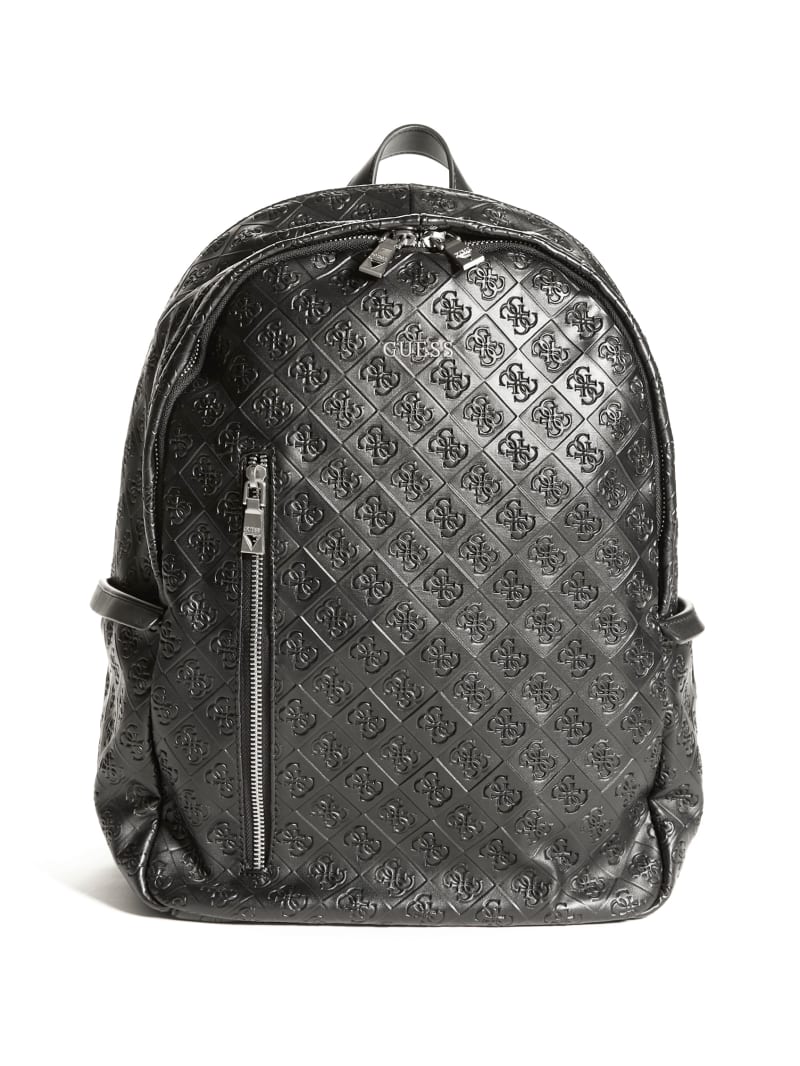 Black Men's Guess Vezzola Quattro Bags | 6482097-BQ