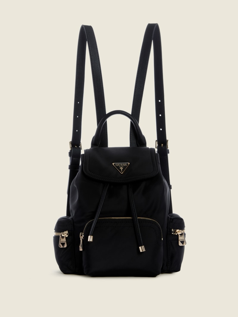 Black Women's Guess Eco Gemma Small Backpacks | 0597432-AI