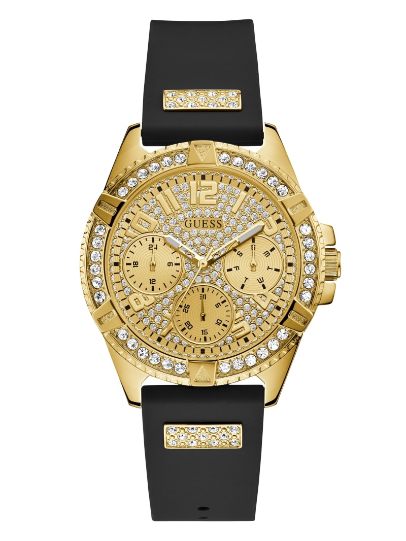 Black Women's Guess Gold-Tone And Multifunction Watches | 4267938-OZ