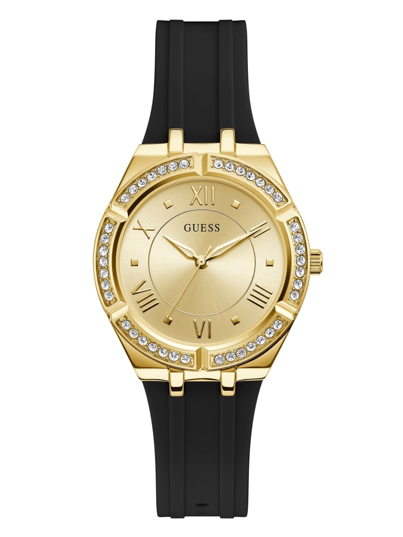 Black Women's Guess Gold-Tone and Analog Watches | 1059378-AJ