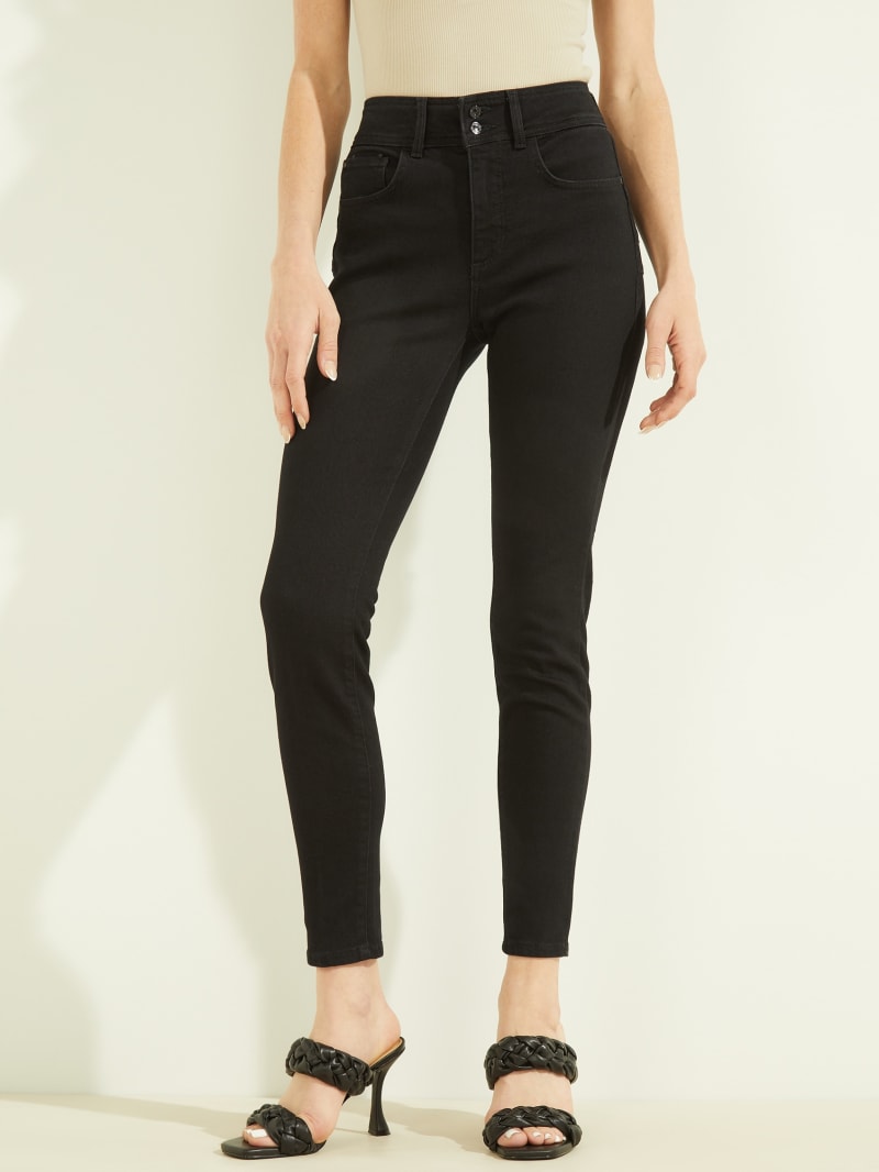 Black Women's Guess Shape-Up Skinny Pants | 5627813-CD