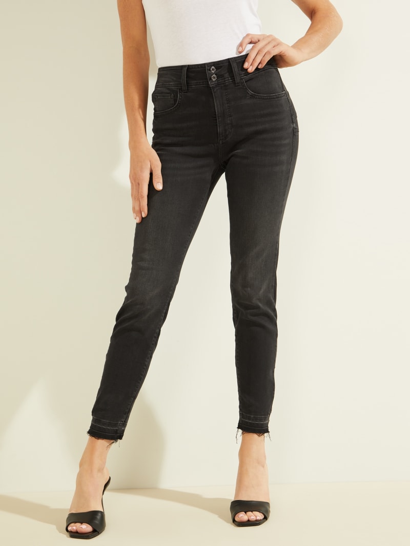 Black Women's Guess Shape Up Skinny Pants | 6184937-FL