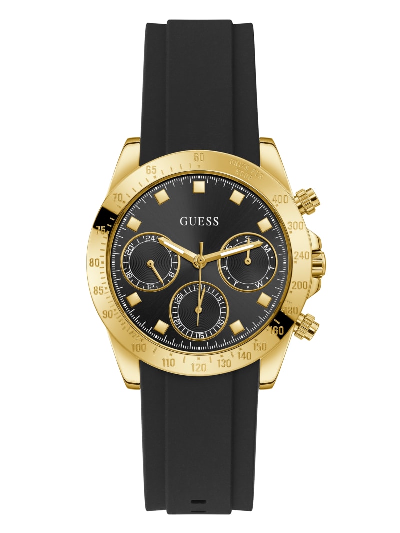 Black Women's Guess and Gold-Tone Chronographic Watches | 5627308-IP