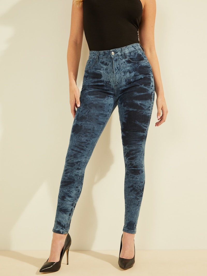 Blue Women's Guess Galaxy Ultimate Skinny Pants | 8756103-KZ