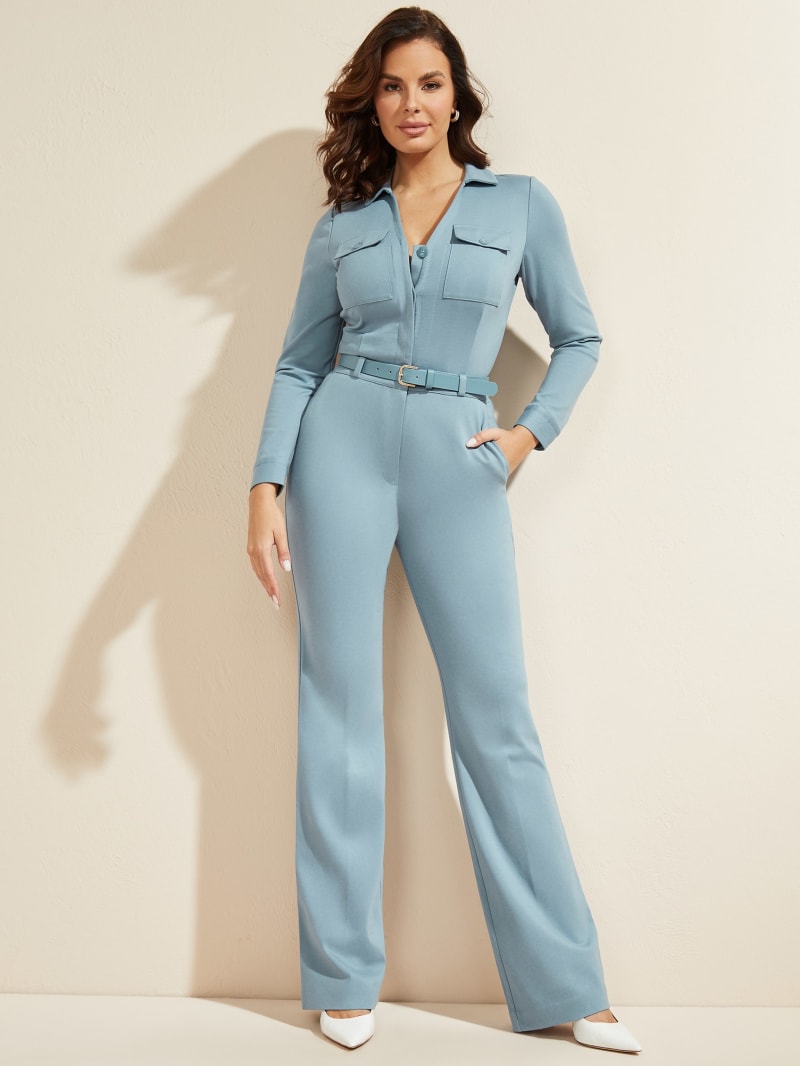 Blue Women's Guess Jones Jumpsuit Dress | 9583726-KV