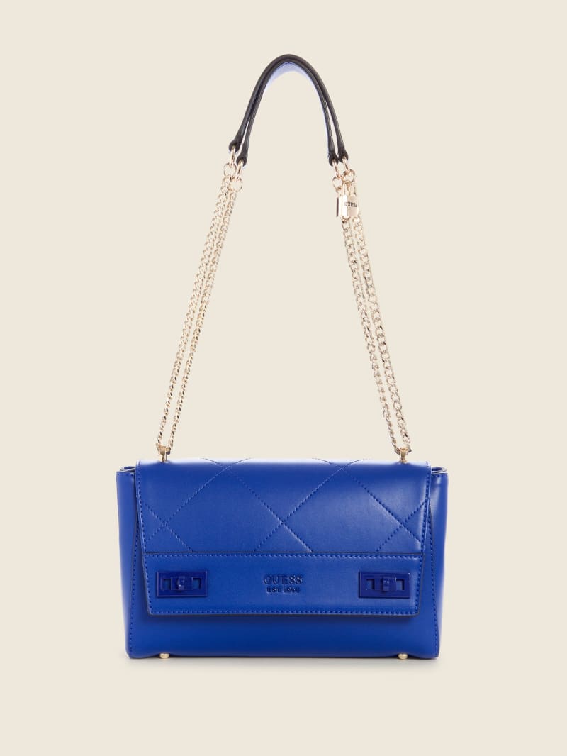 Blue Women's Guess Katey Convertible Crossbody Bags | 9054178-ZQ