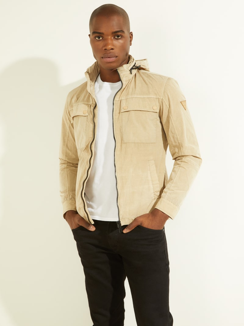 Brown Men's Guess Daily Cargo Jackets | 5961028-MA