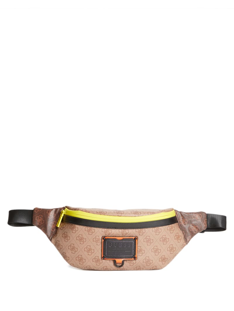 Brown Men's Guess Salameda Fanny Pack Bags | 0834519-XY