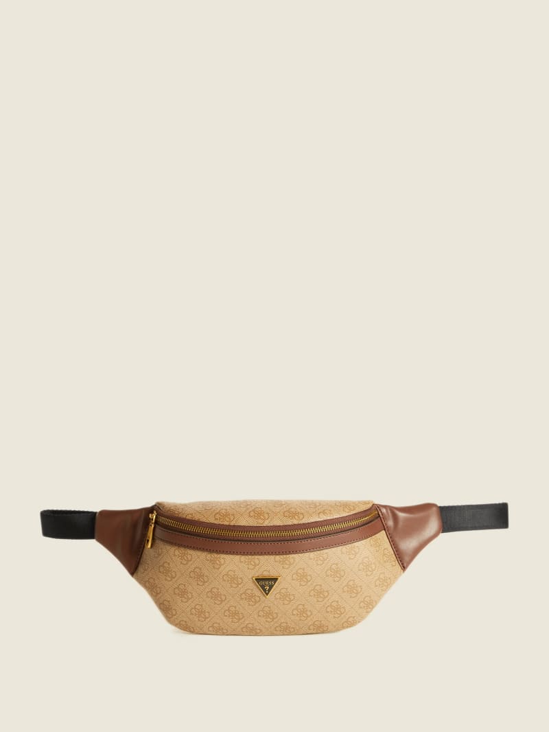 Brown Men's Guess Vezzola Belt Bags | 0546978-QB