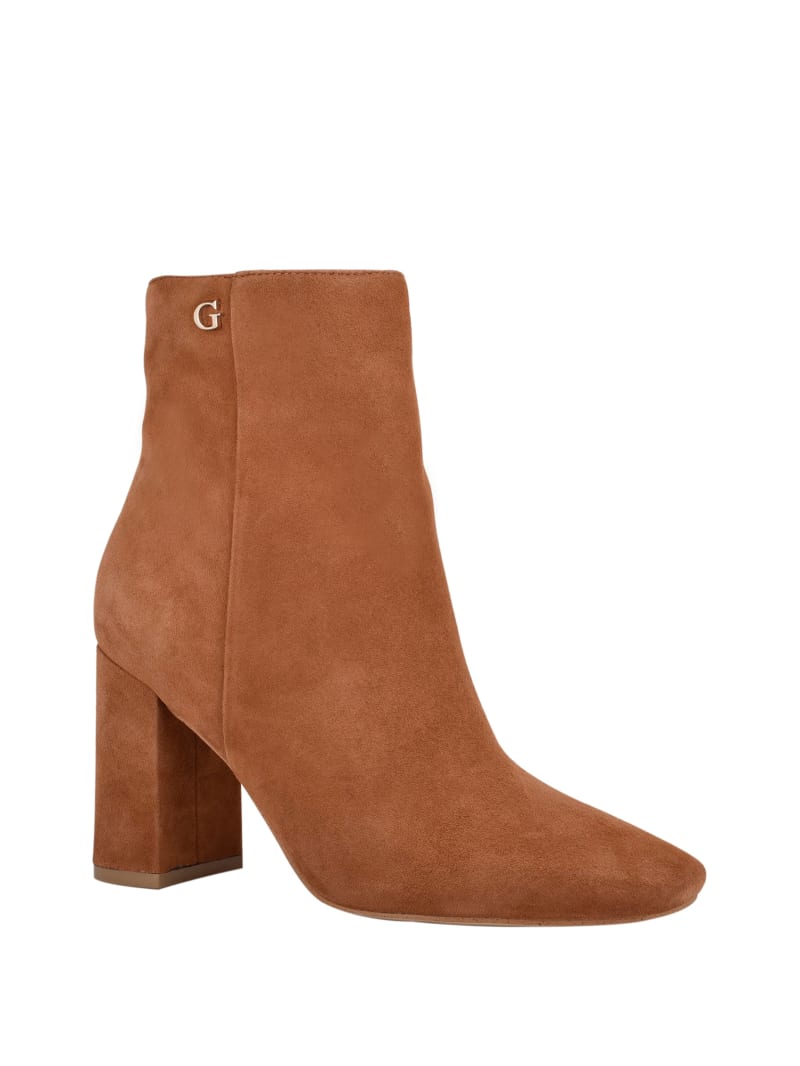 Brown Women's Guess Adelia Faux-Suede Boots | 7934865-LC