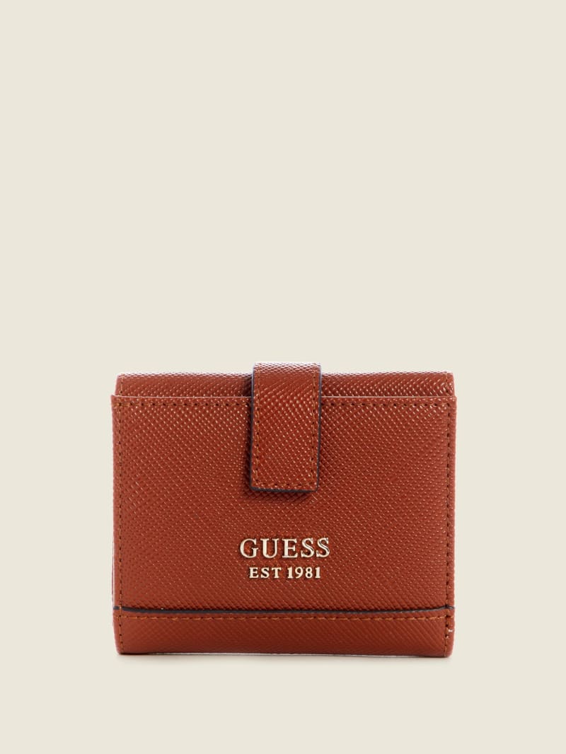 Brown Women's Guess Cordelia Petite Trifold Wallets | 7195430-ZT