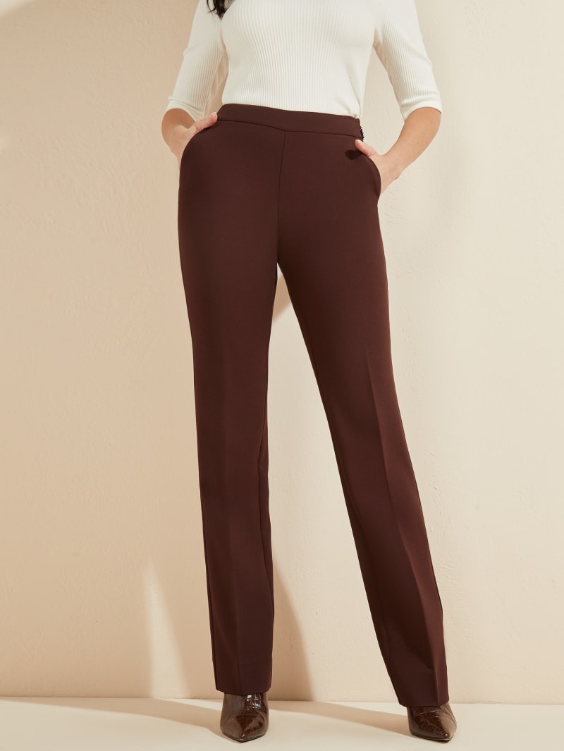 Burgundy Women's Guess Sally Pants | 3497105-UK