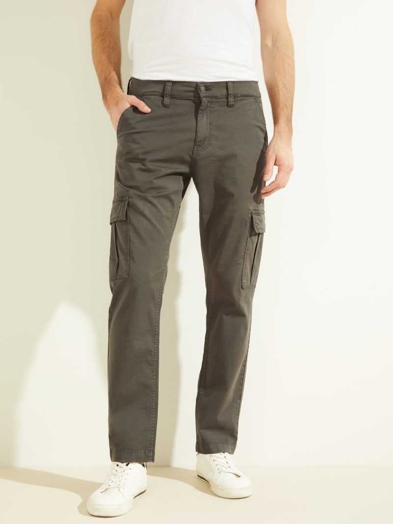 Dark Grey Men's Guess Lonta Classic Cargos Pants | 3869102-UJ