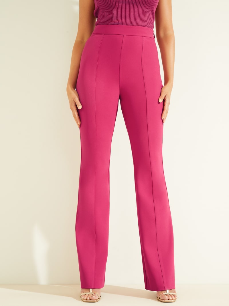 Fuchsia Women's Guess Chloe Pants | 7092586-ZH