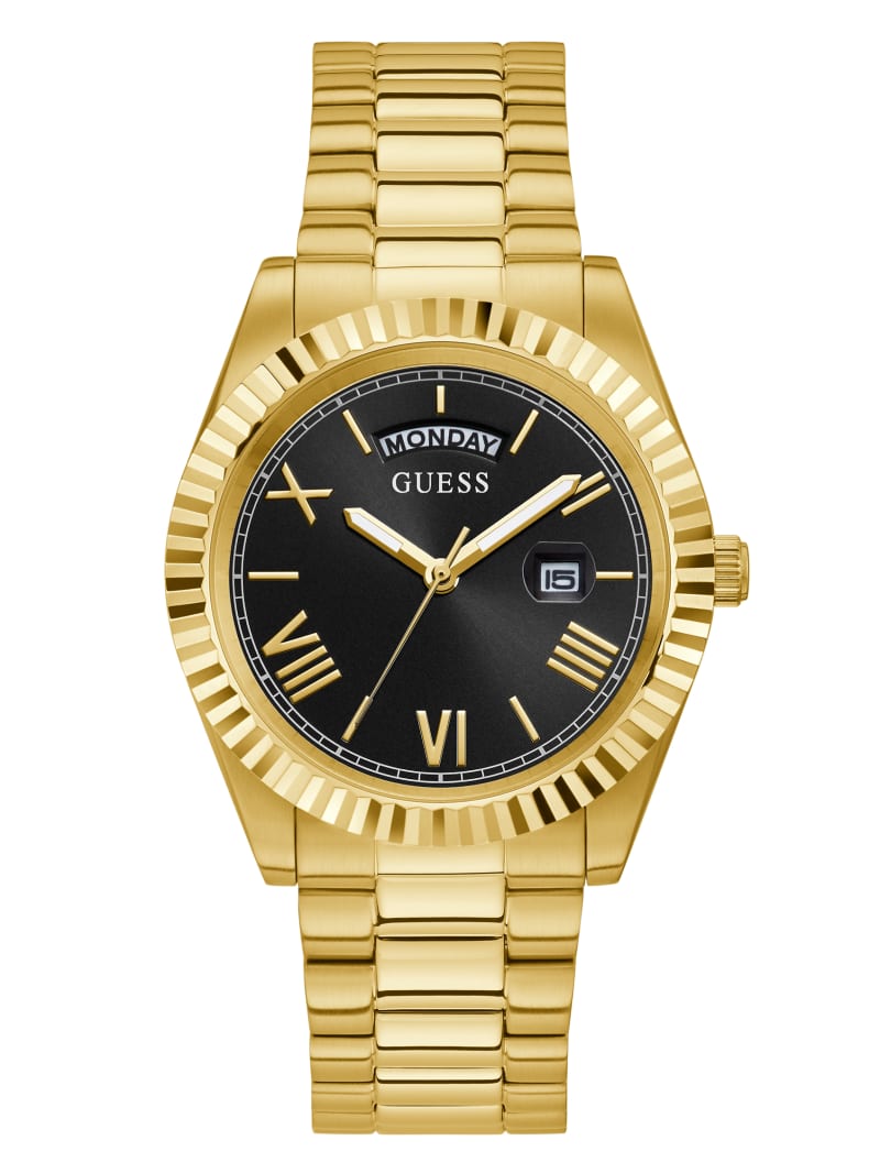 Gold Men's Guess Connoisseur Gold-Tone and Analog Watches | 8795102-QU