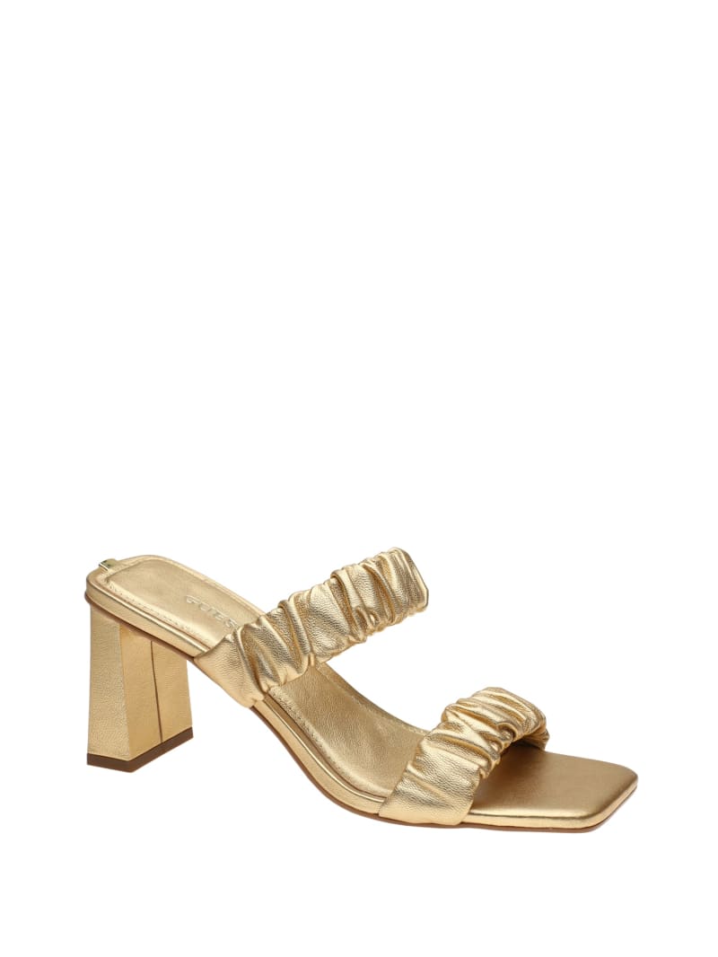 Gold Women's Guess Aindrea Heels | 7160823-UD