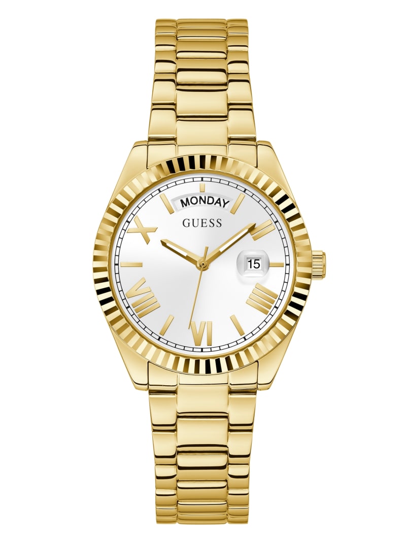 Gold Women's Guess Gold-Tone Analog Watches | 0471859-RF