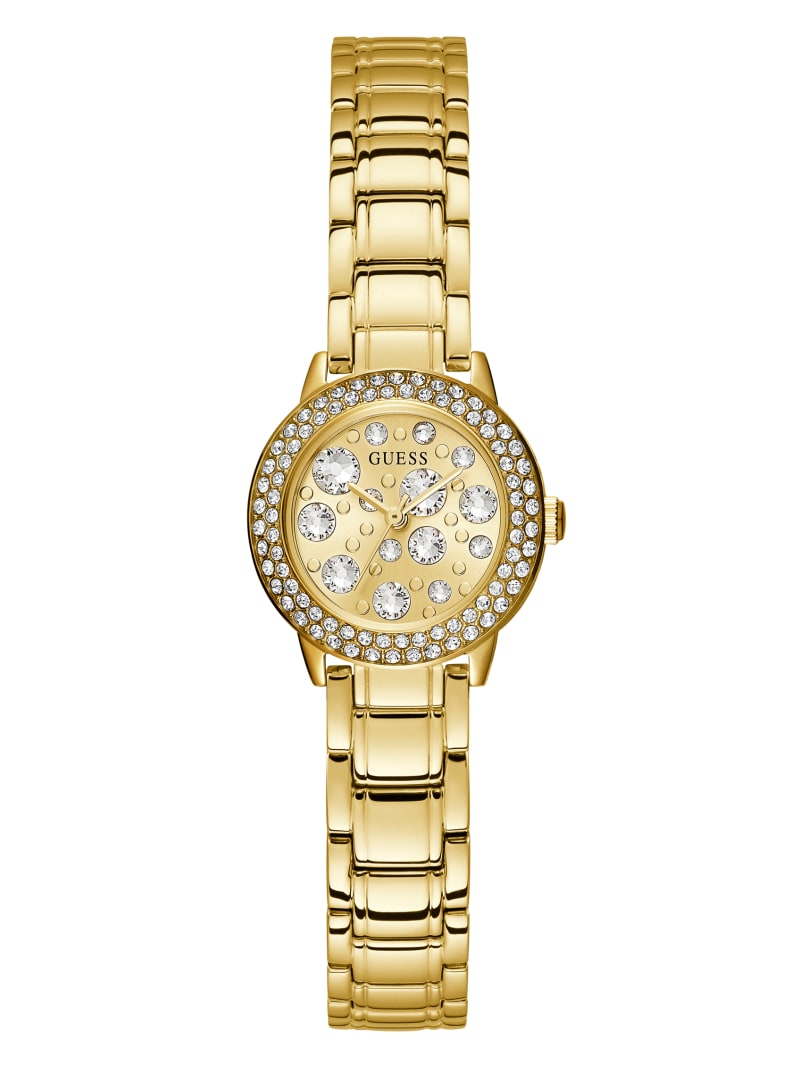 Gold Women's Guess Gold-Tone Analog Watches | 4671950-ZG