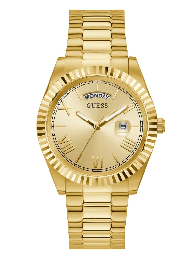 Gold Women's Guess Gold-Tone Analog Watches | 7153869-OR