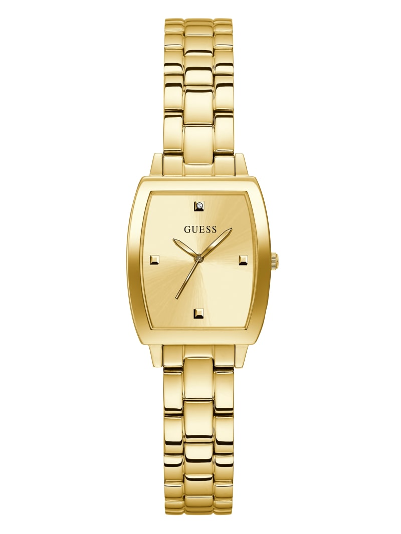 Gold Women's Guess Gold-Tone and Diamond Analog Watches | 3621480-YF