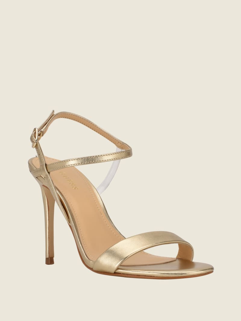 Gold Women's Guess Kabelle Heels | 5798632-DL