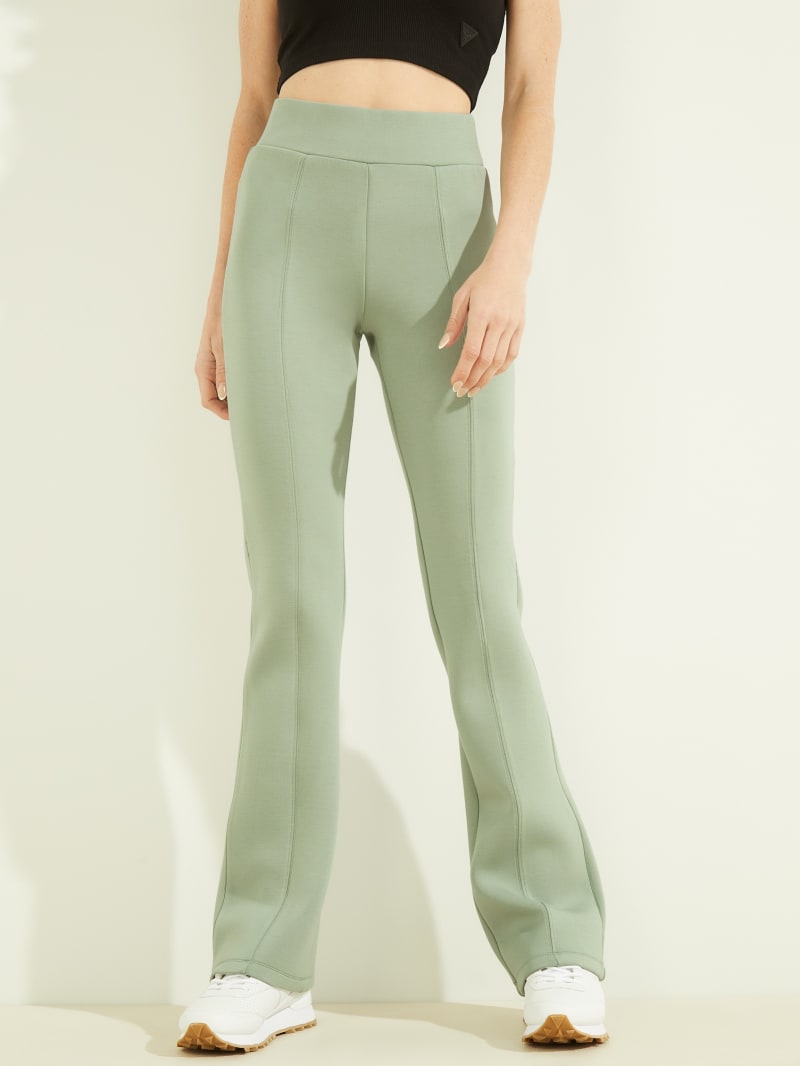 Green Women's Guess Eco Allie Wide-Legs Pants | 8415396-LG