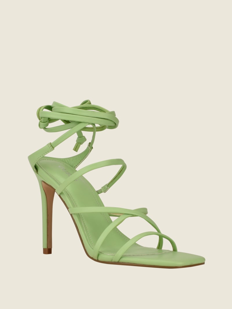 Green Women's Guess Zabyie Heels | 2318674-KQ