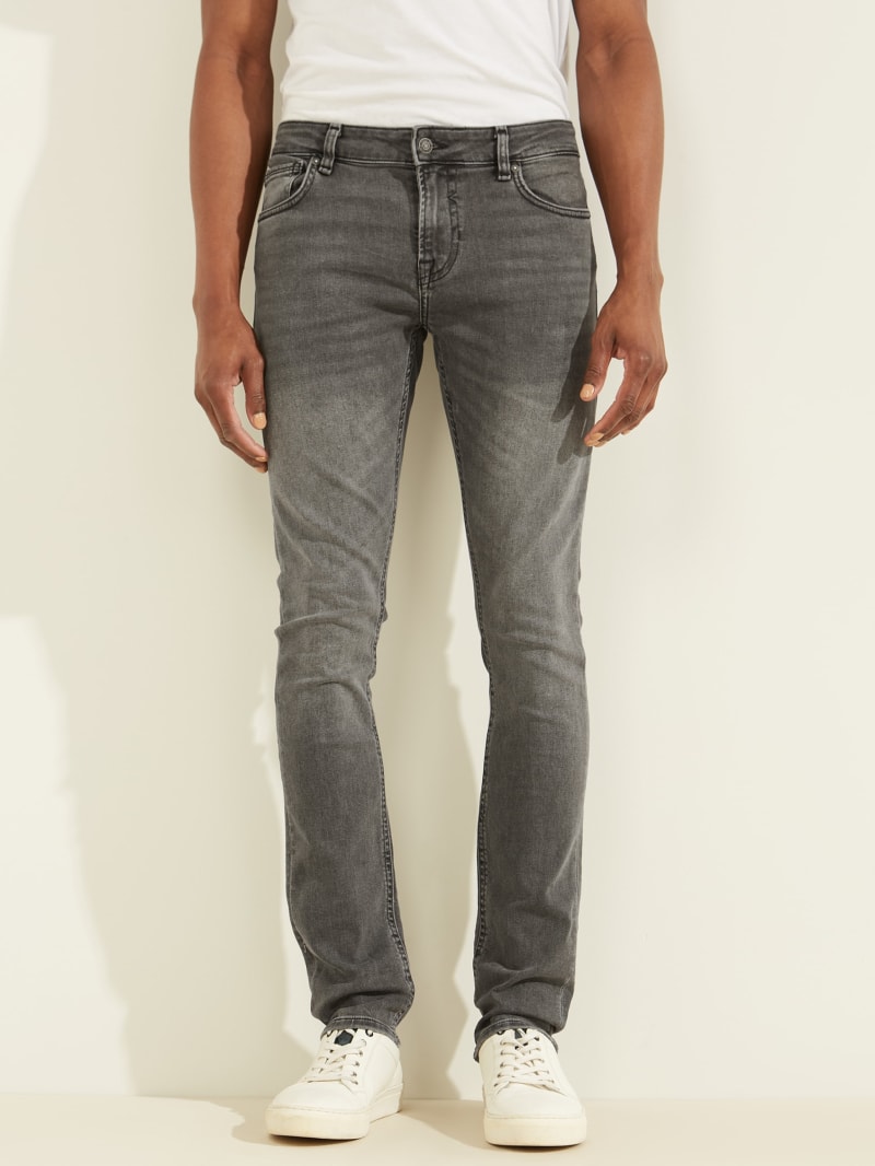 Grey Men's Guess Eco Miami Super Skinny Pants | 1084259-BF