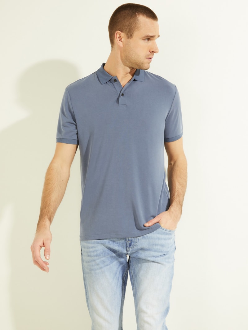 Grey Men's Guess Iker Shirts | 3172956-OU