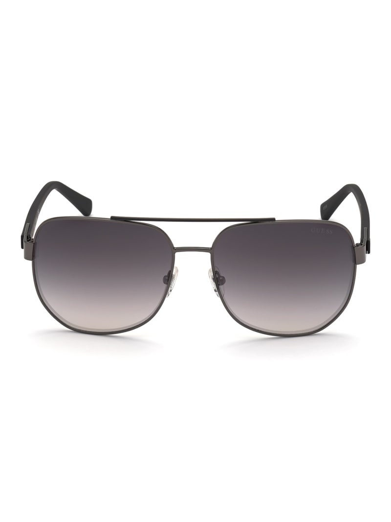 Grey Men's Guess Marlon Navigator Sunglasses | 6780245-QC