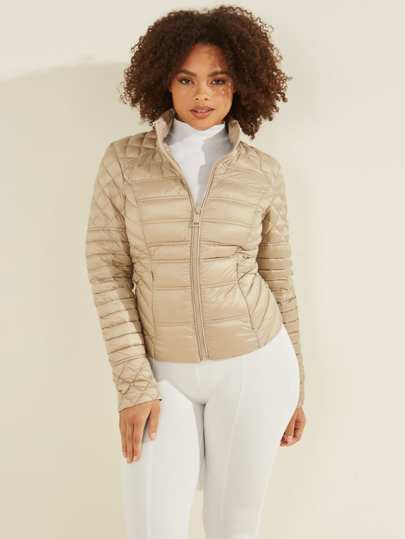 Grey Women's Guess Orsola Packable Down Jackets | 4902768-KZ