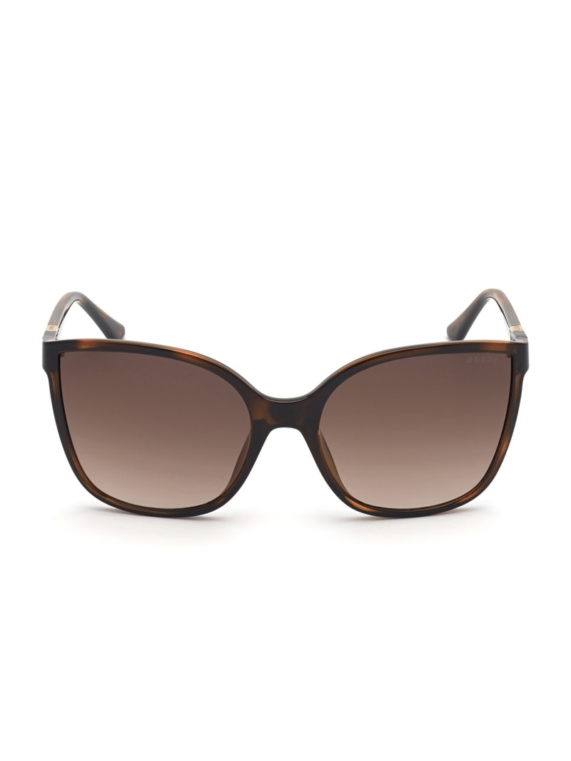 Grey Women's Guess Oversized Cat-Eye Sunglasses | 3710869-IZ