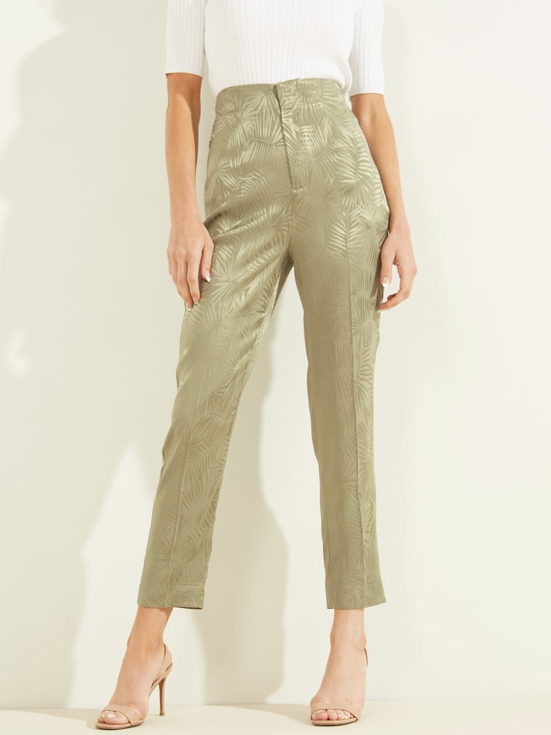 Light Green Women's Guess Veridianas Pants | 2384750-BP