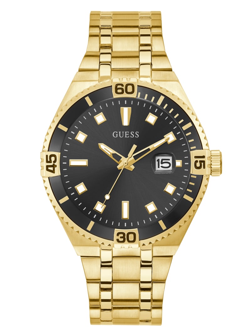 Multicolor Men's Guess Gold-Tone and Analog Watches | 6712390-XM