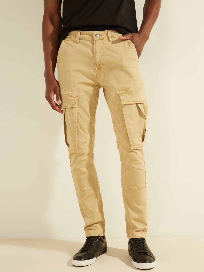 Multicolor Men's Guess Lonita Twill Cargos Pants | 4918603-DQ