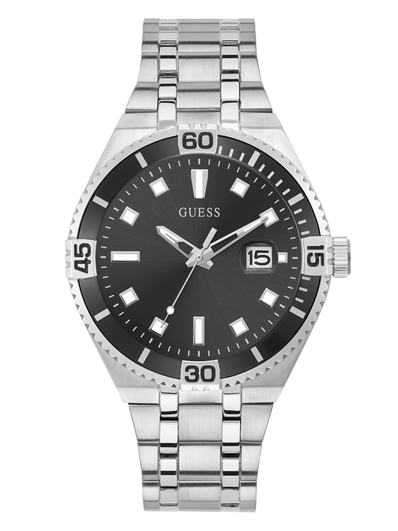 Multicolor Men's Guess Silver-Tone and Analog Watches | 9130286-SE