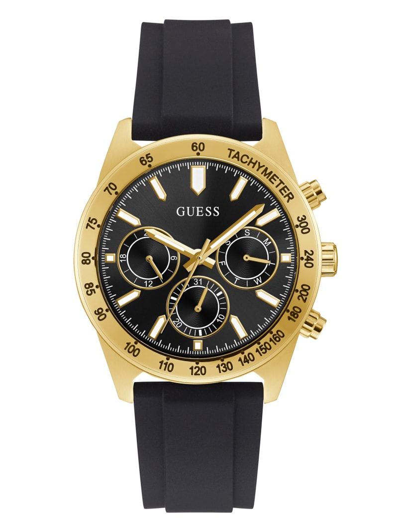 Multicolor Men's Guess and Gold-Tone Multifunction Watches | 6928470-VM