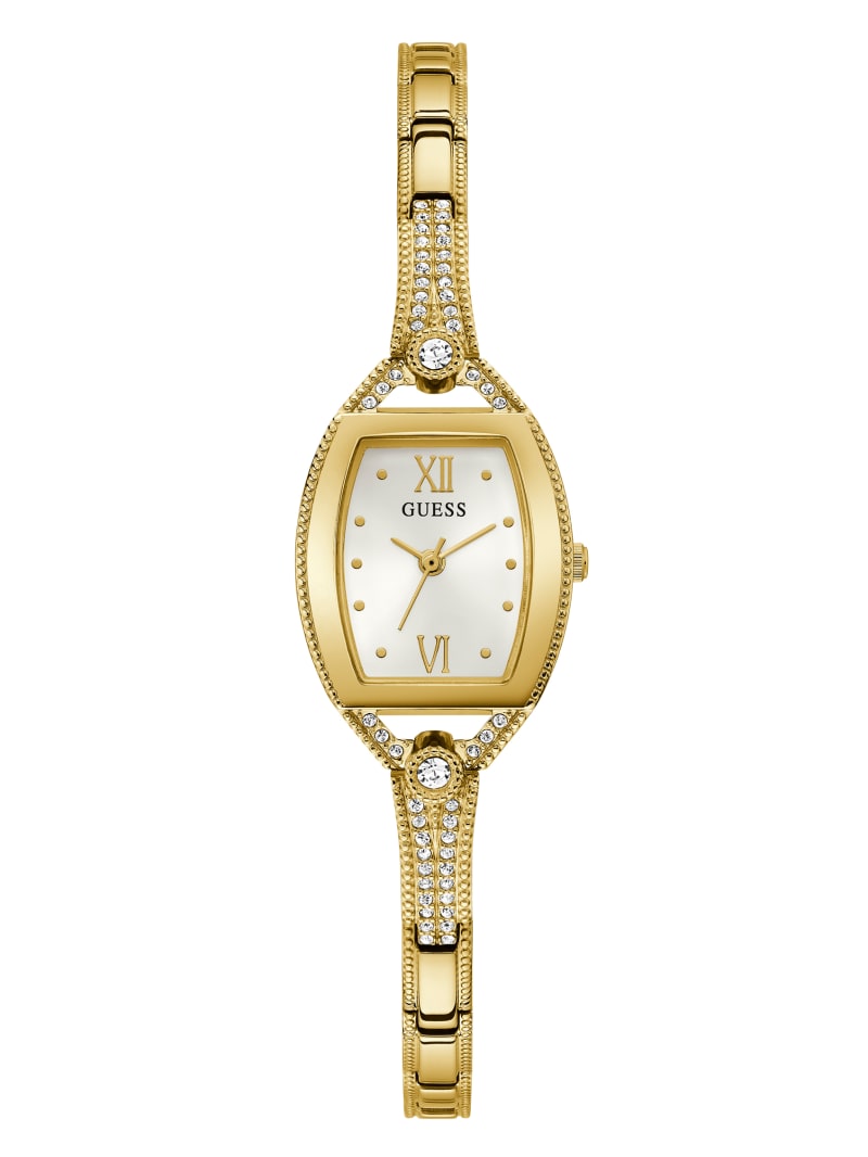 Multicolor Women's Guess Gold-Tone and Rhinestone Analog Watches | 4075136-KA