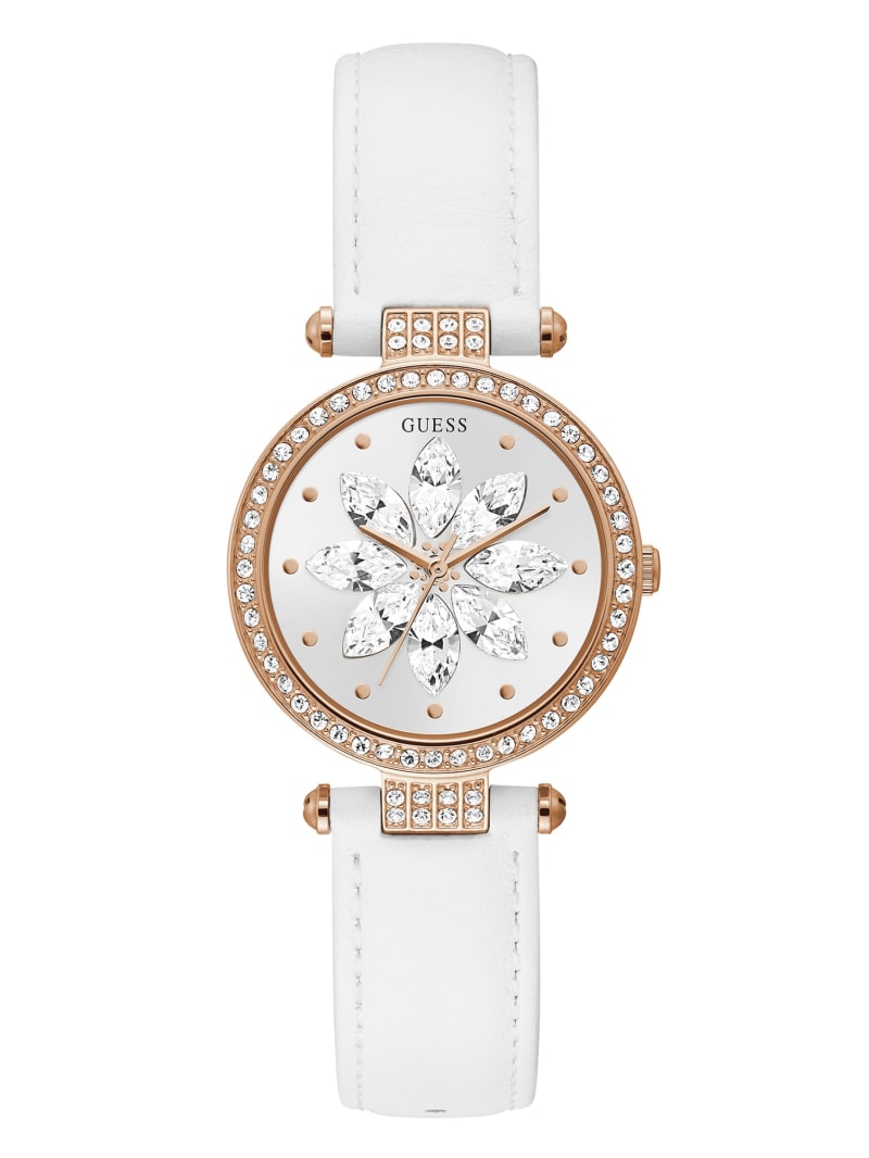 Multicolor Women's Guess Rose Gold-Tone and Crystal Analog Watches | 1253876-OQ