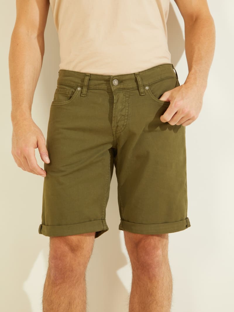 Olive Men's Guess Sonnys Pants | 8136957-IO