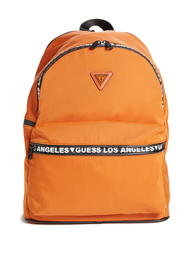 Orange Men's Guess Quarto Nylon Bags | 1860427-WI