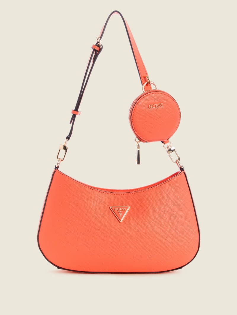 Orange Women's Guess Alexie Shoulder Bags | 2503874-LU