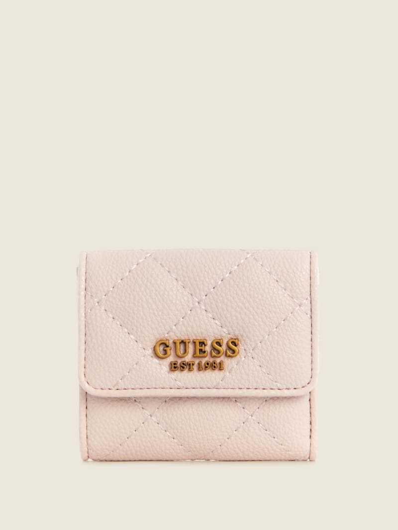 Pink Women's Guess Abey Card & Coin Purse Wallets | 5147260-HF