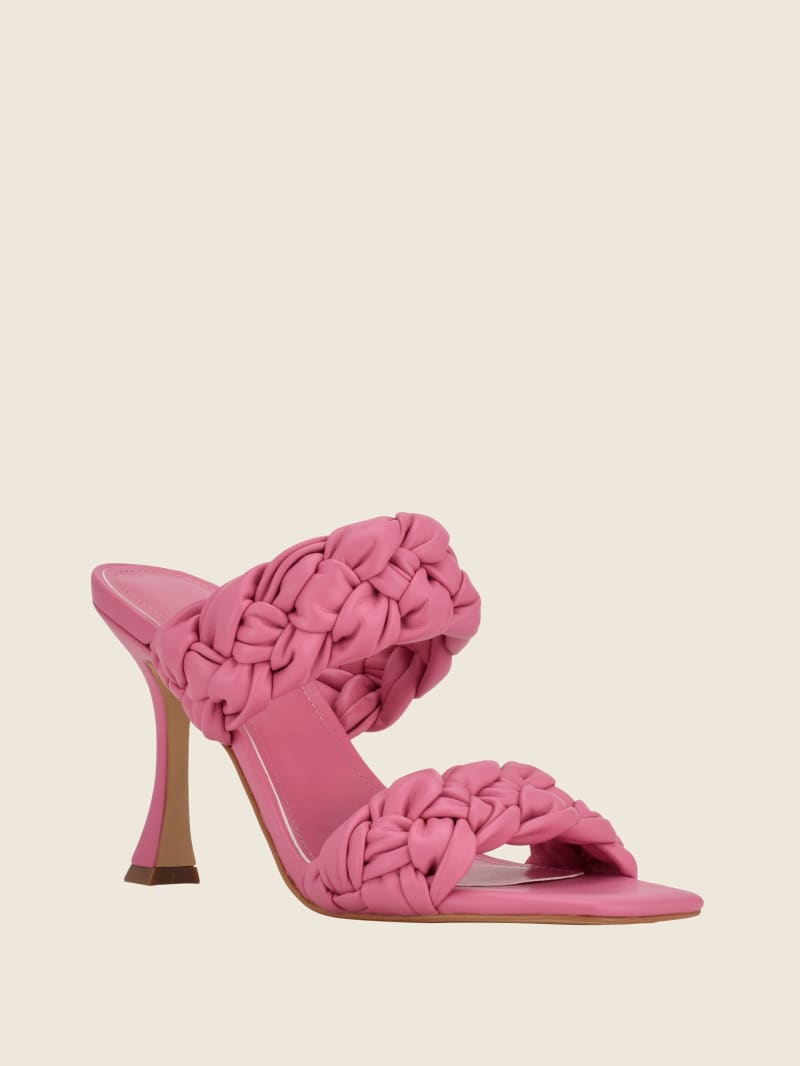 Pink Women's Guess Harlieided Heels | 3065297-ZP