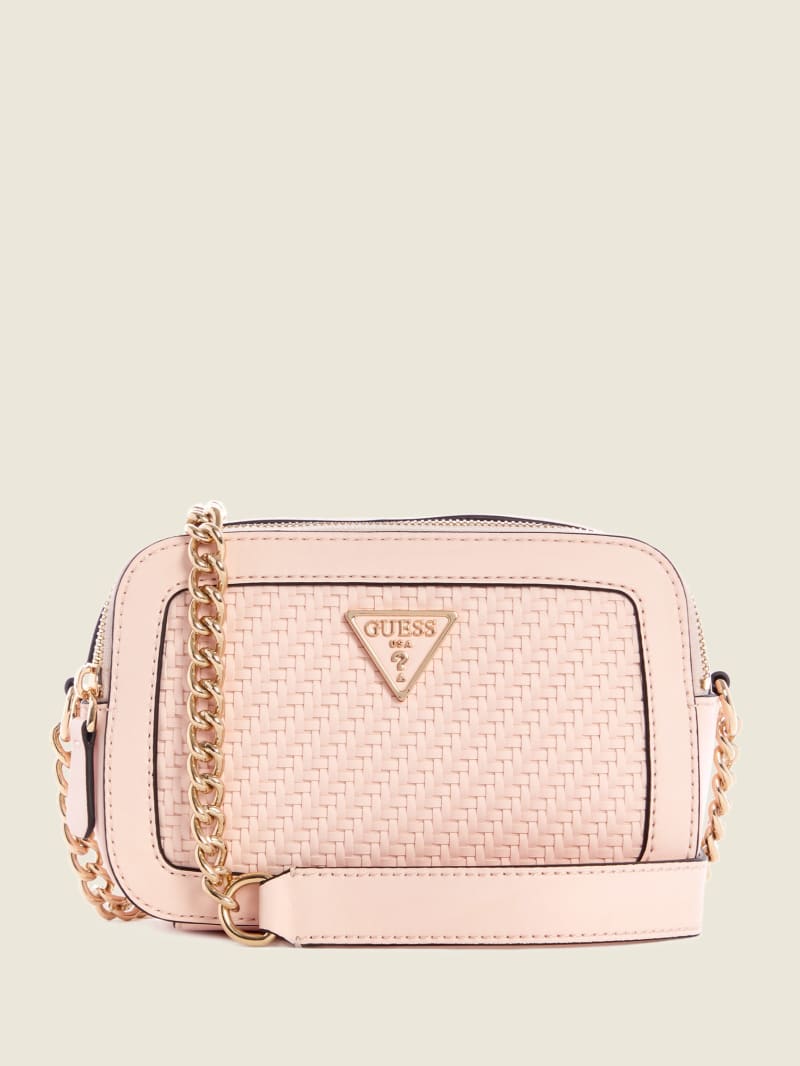 Pink Women's Guess Hassie Camera Crossbody Bags | 9625403-RC