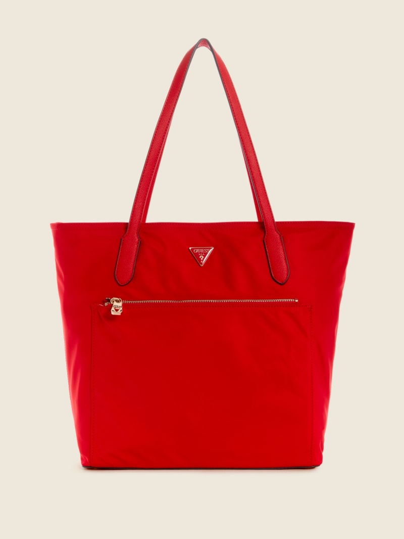 Red Women's Guess Eco Gemma Tote Bags | 2684135-CZ