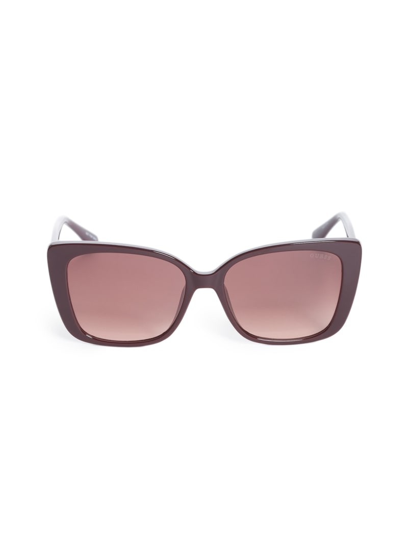 Rose Gold Women's Guess Scarlett Square Sunglasses | 2637418-RO